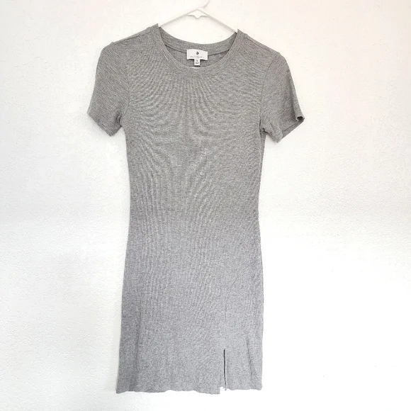 Socialite Dresses | Socialite Light Grey Bodycon Mini Tshirt Dress Size Xs | Color: Gray | Size: Xs | Calimewmew's Closet